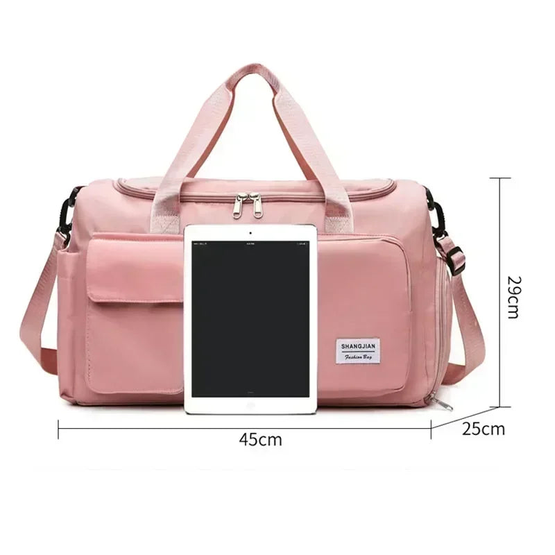 Bolsa de Viaje y Fitness Unisex 35 L – Impermeable, Ligera y Apta para Cabina