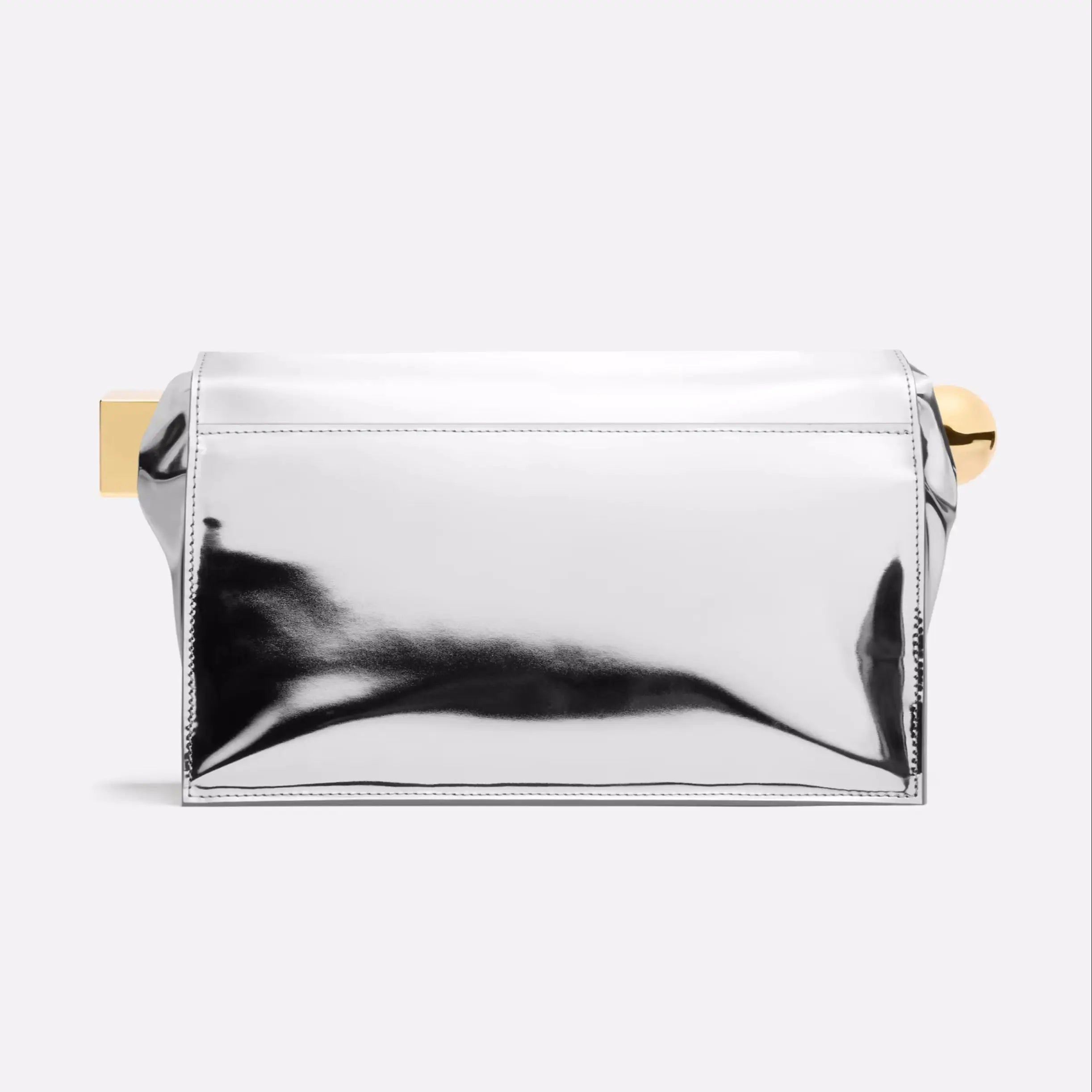 Clutch Elegante Oro y Plata – Bolso de Fiesta Minimalista