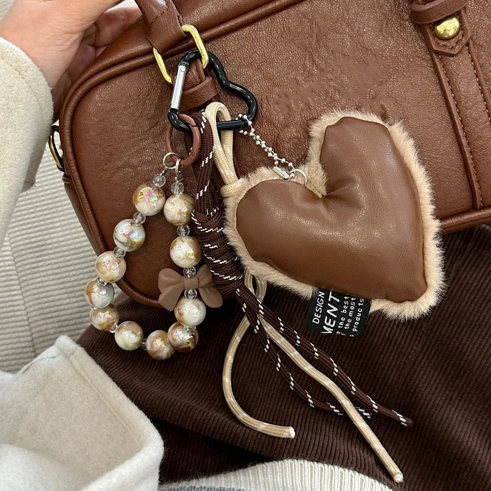 Charm Colgante Peluche 25cm – Accesorio Boho-Chic con Abalorios