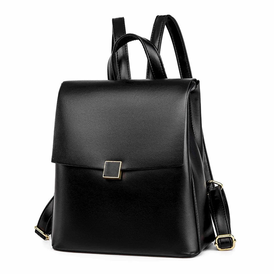 Mochila de Cuero Sintético para Mujer – Elegancia y Funcionalidad