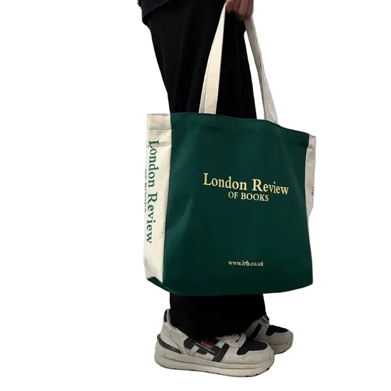 Bolso Tote de Lona Verde: Estilo Urbano y Máxima Capacidad