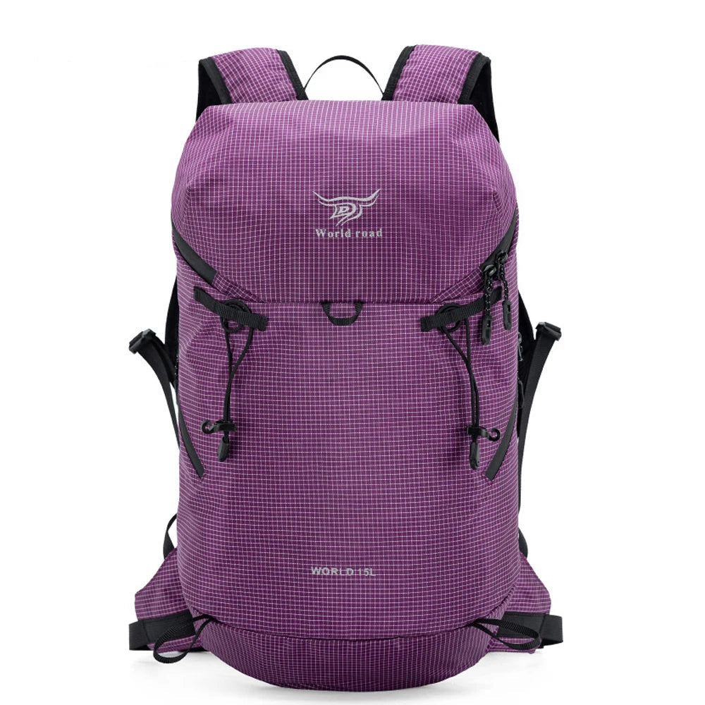 Mochila de Senderismo Ultraligera Lila – Outdoor y Uso Diario