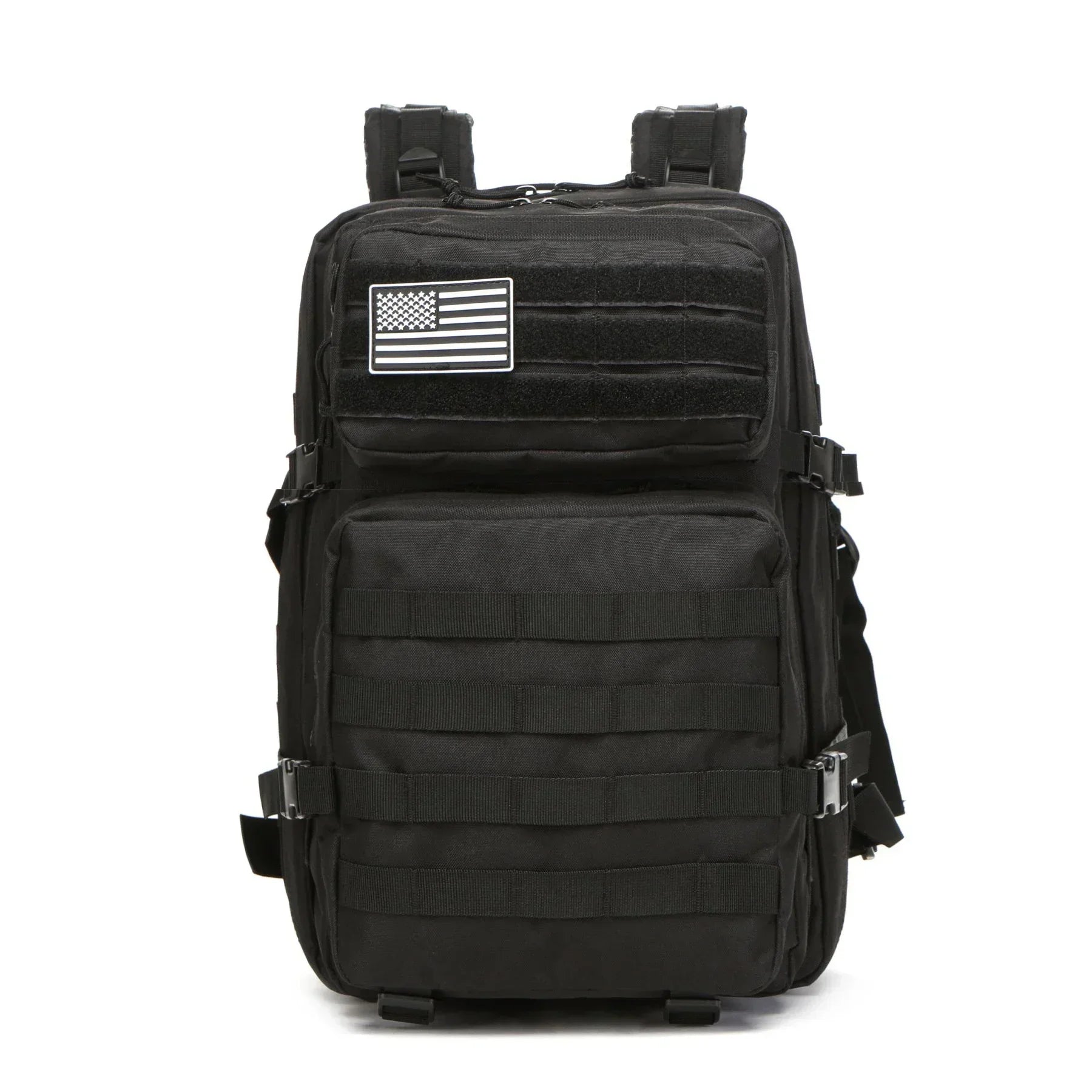 Mochila Táctica de 50L Impermeable Negra | Máxima Resistencia