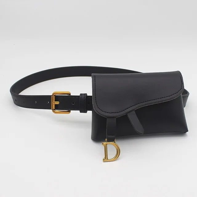 Riñonera Premium PU – Bolso de Cintura Multifuncional Compacto