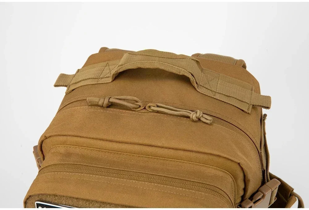 Mochila Táctica 45L Caqui – Estilo Outdoor y Funcionalidad Versátil