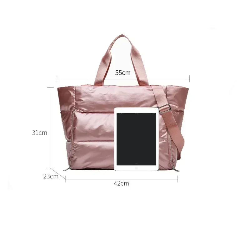 Bolsa de Deporte Gran Capacidad en Rosa – Unisex