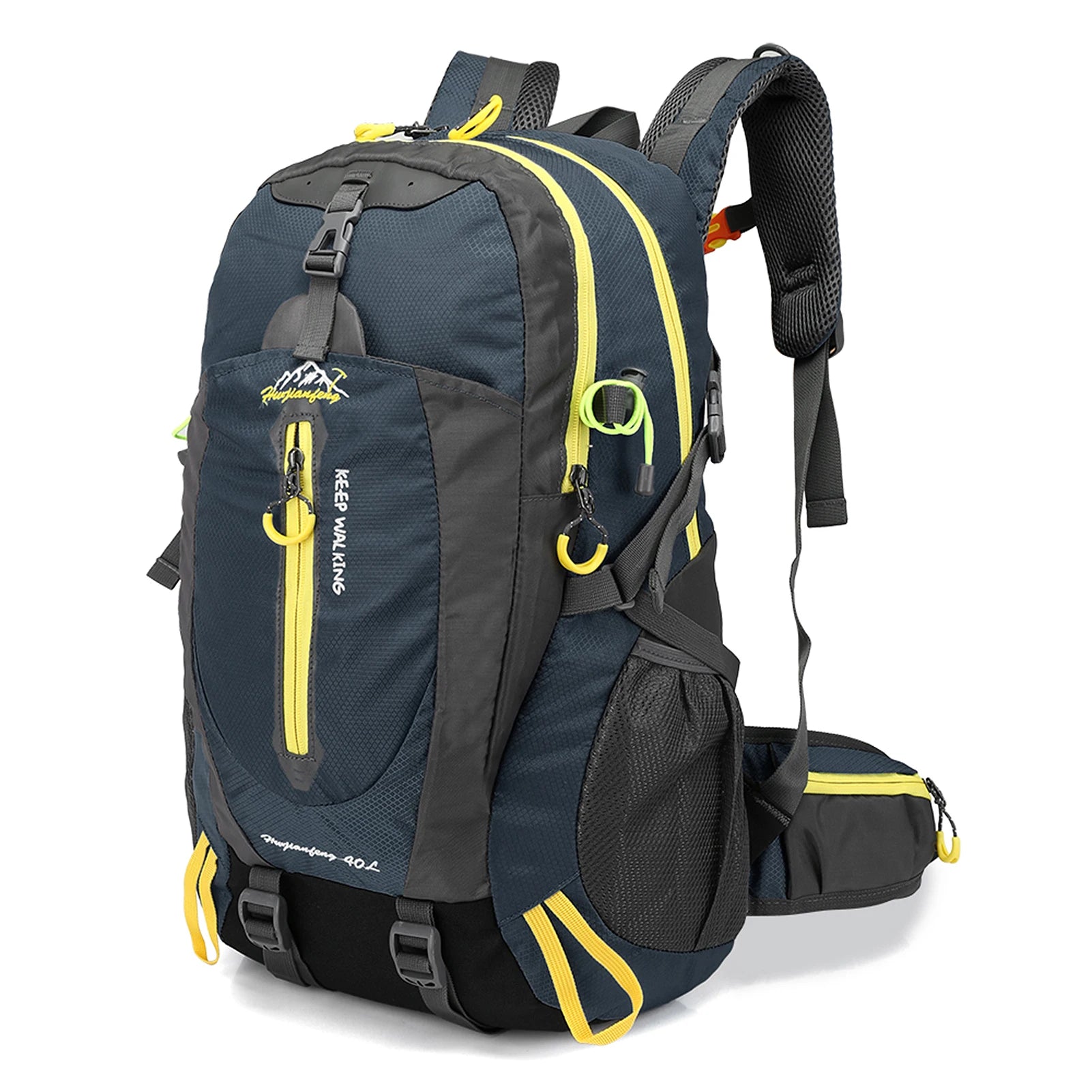 Mochila de Viaje 40L de Nailon Resistente al Agua – Aventura y Estilo Funcional