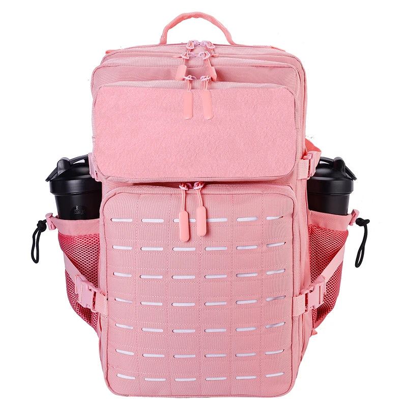 Mochila de Viaje 45L Rosa – Estilo Femenino y Gran Capacidad Outdoor