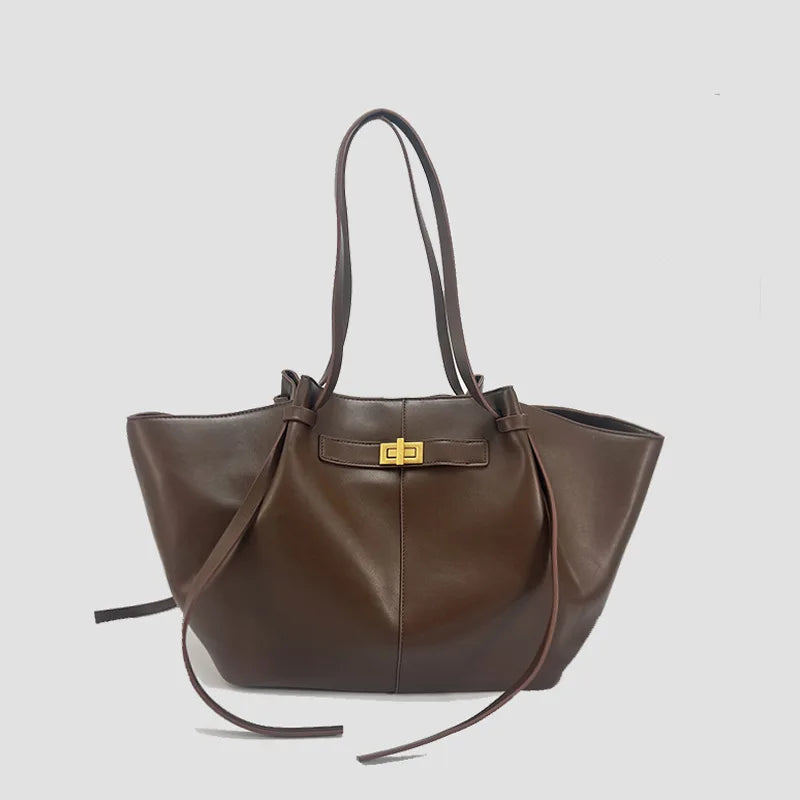 Bolso Tote Pana Estilo Inglés – Elegancia Casual Versátil 32x30cm