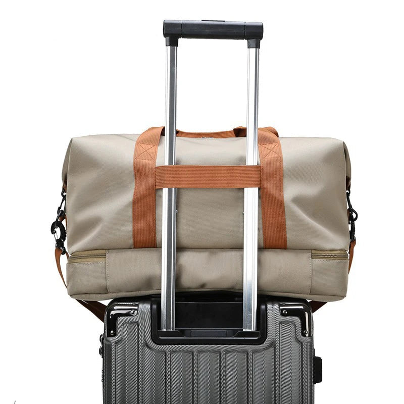 Bolsa de Deporte y Viaje Multifuncional: Con Zapatero y Bolsillo Impermeable