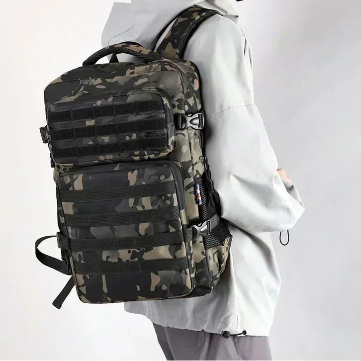 Mochila Táctica Outdoor de Gran Capacidad 35–45L – Resistencia Total y Organización Inteligente