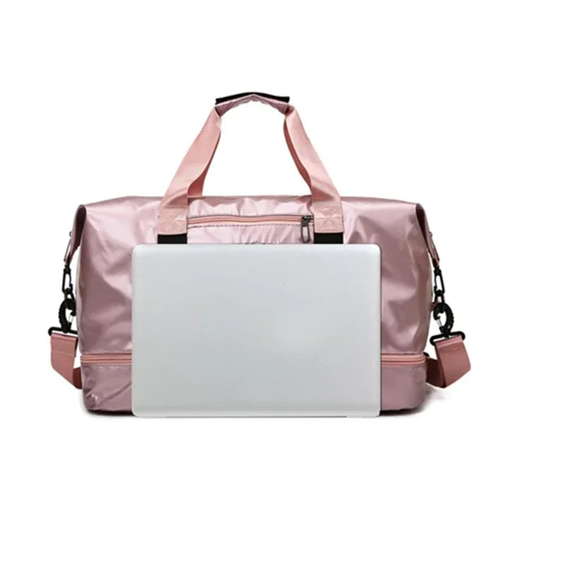 Bolsa Deportiva Multifuncional de PU – Compacta, Práctica y con Compartimento para Calzado