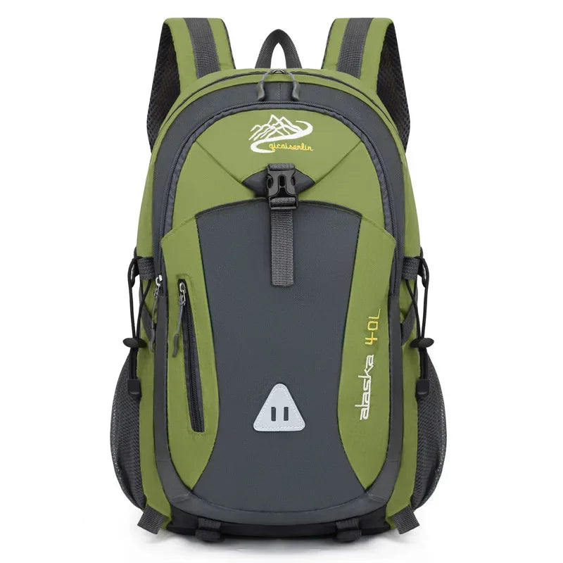 Mochila Unisex Impermeable 20-35L Verde – Resistente y Versátil