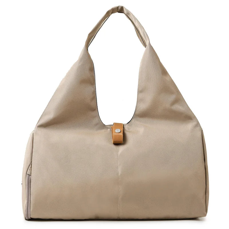 Bolsa de Deporte Premium con Compartimento para Calzado – Color Caqui
