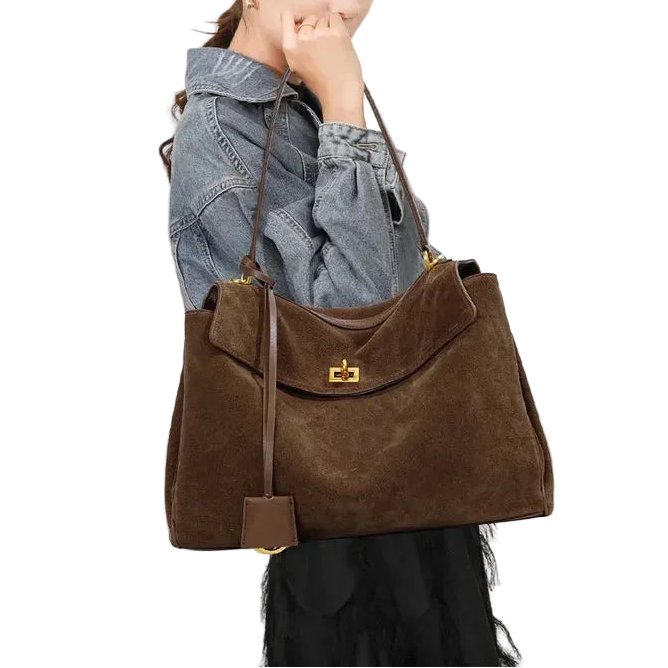 Bolso Kelly Rodeo de Piel Genuina – Elegancia Atemporal y Gran Capacidad