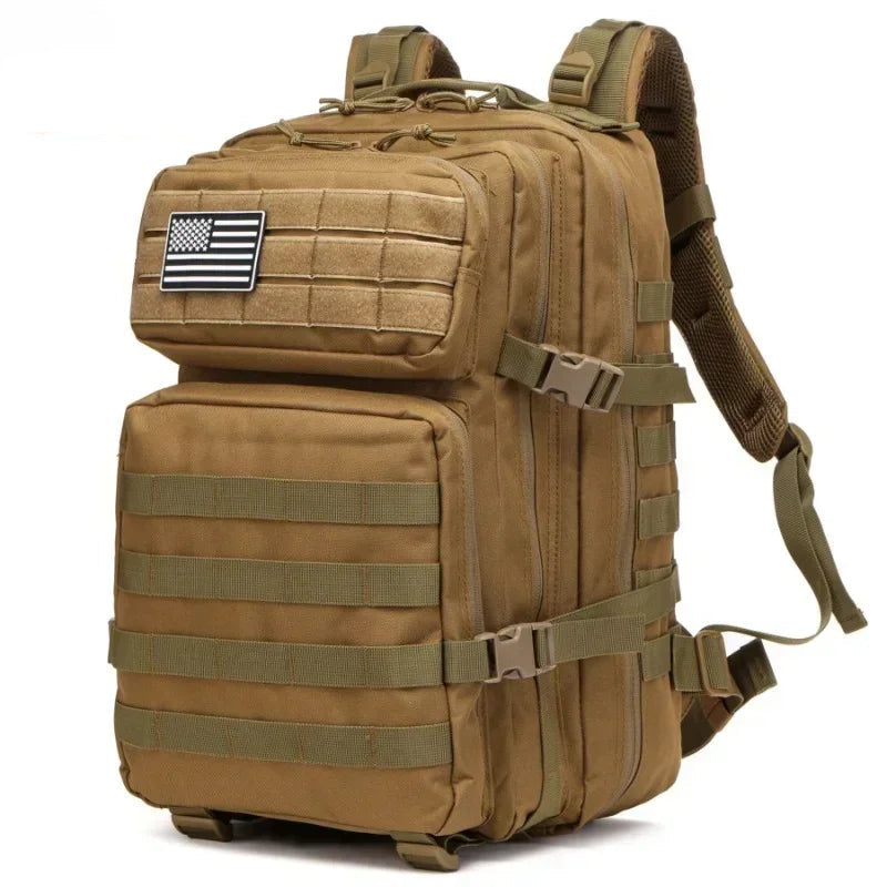 Mochila Táctica de 50L en Color Caqui | Resistencia Premium