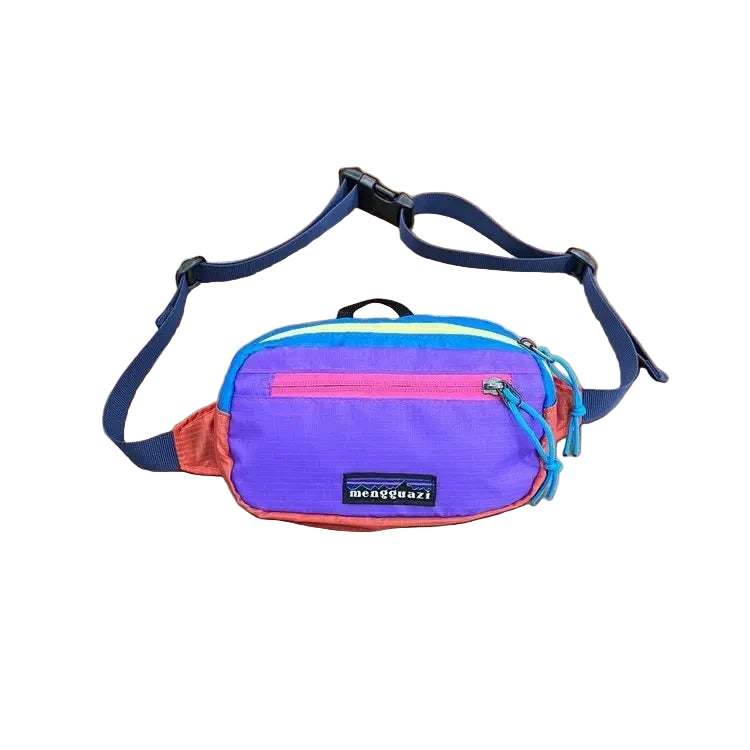 Riñonera Nylon Fashion con Contraste – Diseño Box Ultraligero