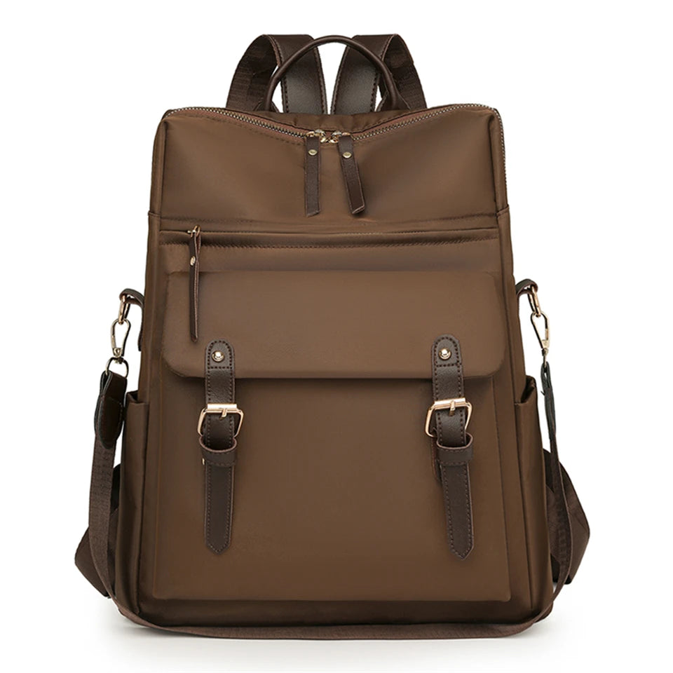 Mochila de Nailon para Mujer – Elegancia Funcional y Gran Capacidad