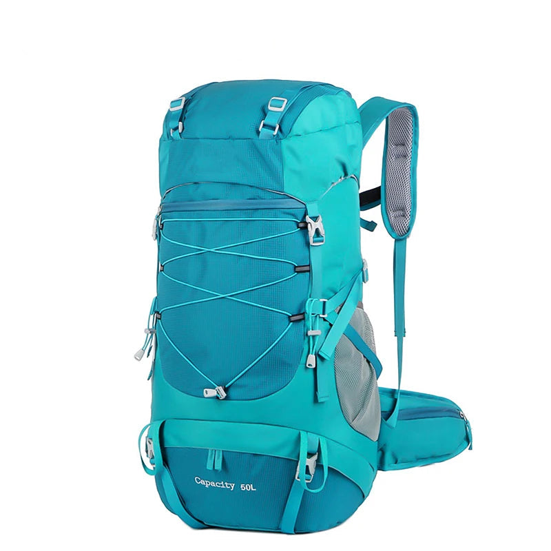 Mochila de Senderismo 50L WEST TUNE – Impermeable, Ligera y Profesional