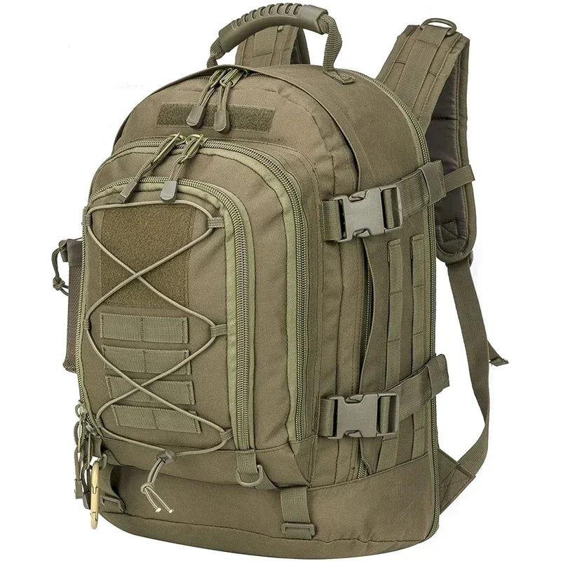 Mochila Táctica Militar 65L Unisex Army – Impermeable y Máximo Rendimiento
