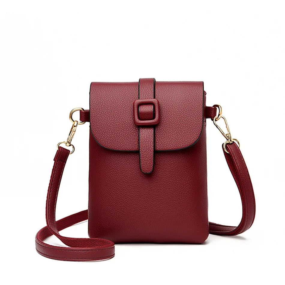 Bolso de Hombro Color Vino: Elegancia Flap y Estilo Sofisticado