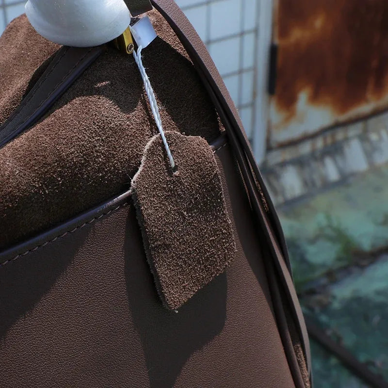 Bolso Kelly Rodeo de Piel Genuina – Elegancia Atemporal y Gran Capacidad