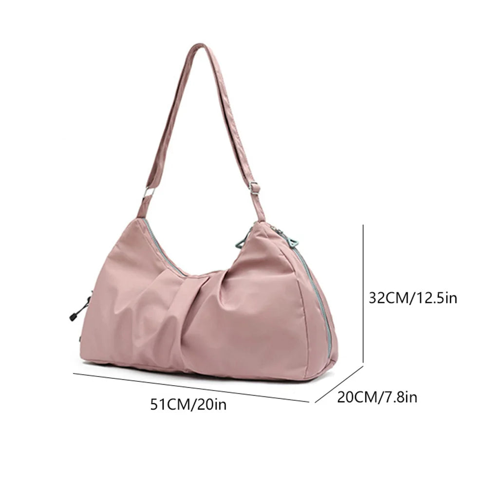 Bolsa Tote Deportiva Minimalista en Rosa – Unisex