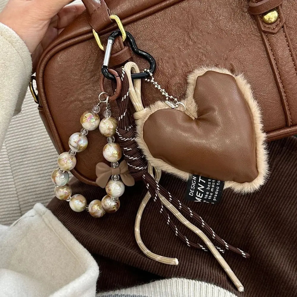 Charm Colgante Peluche 25cm – Accesorio Boho-Chic con Abalorios