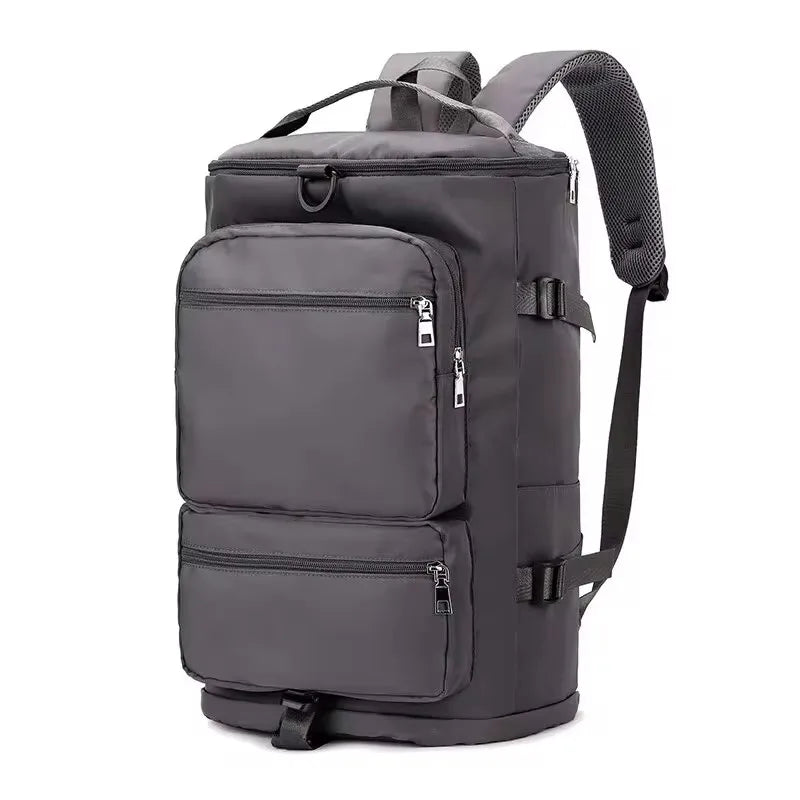 Mochila Deportiva Gris Oxford: Versatilidad y Confort Ergonómico