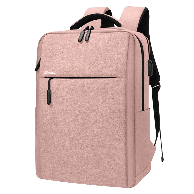 Mochila Taikesen Rosa Pastel – Lona Resistente, Antirrobo y Estilo Chic