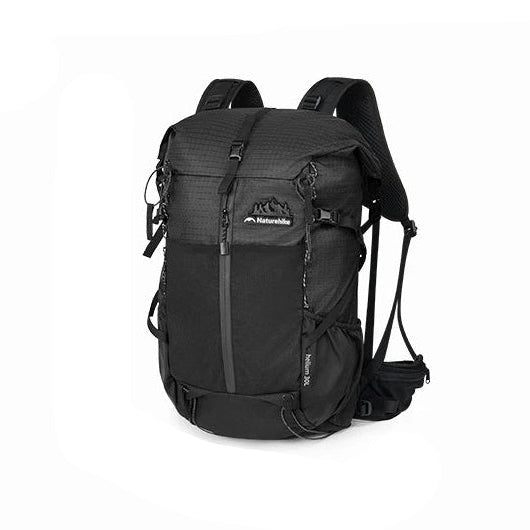 Mochila Outdoor Naturehike 30+5L Negra – Técnica, Ligera y Ergonómica