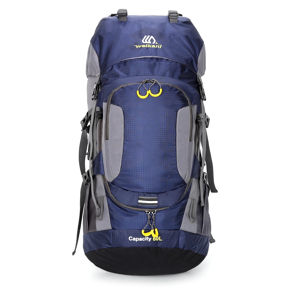 Mochila Outdoor LIXADA 60L Azul – Gran Capacidad y Máximo Confort