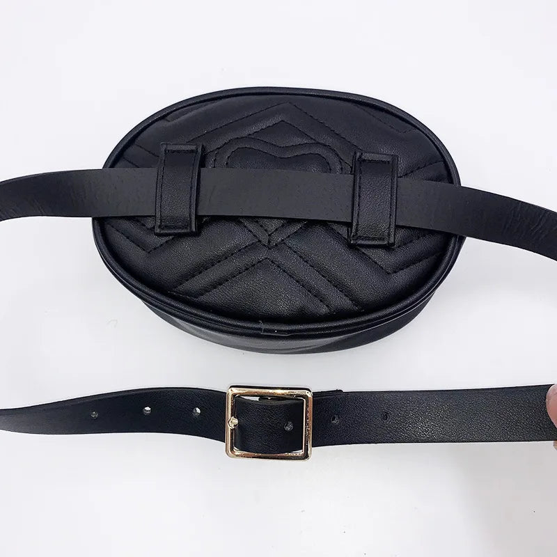 Bolso Riñonera PU Fashion Box – Diseño Estructurado Sofisticado
