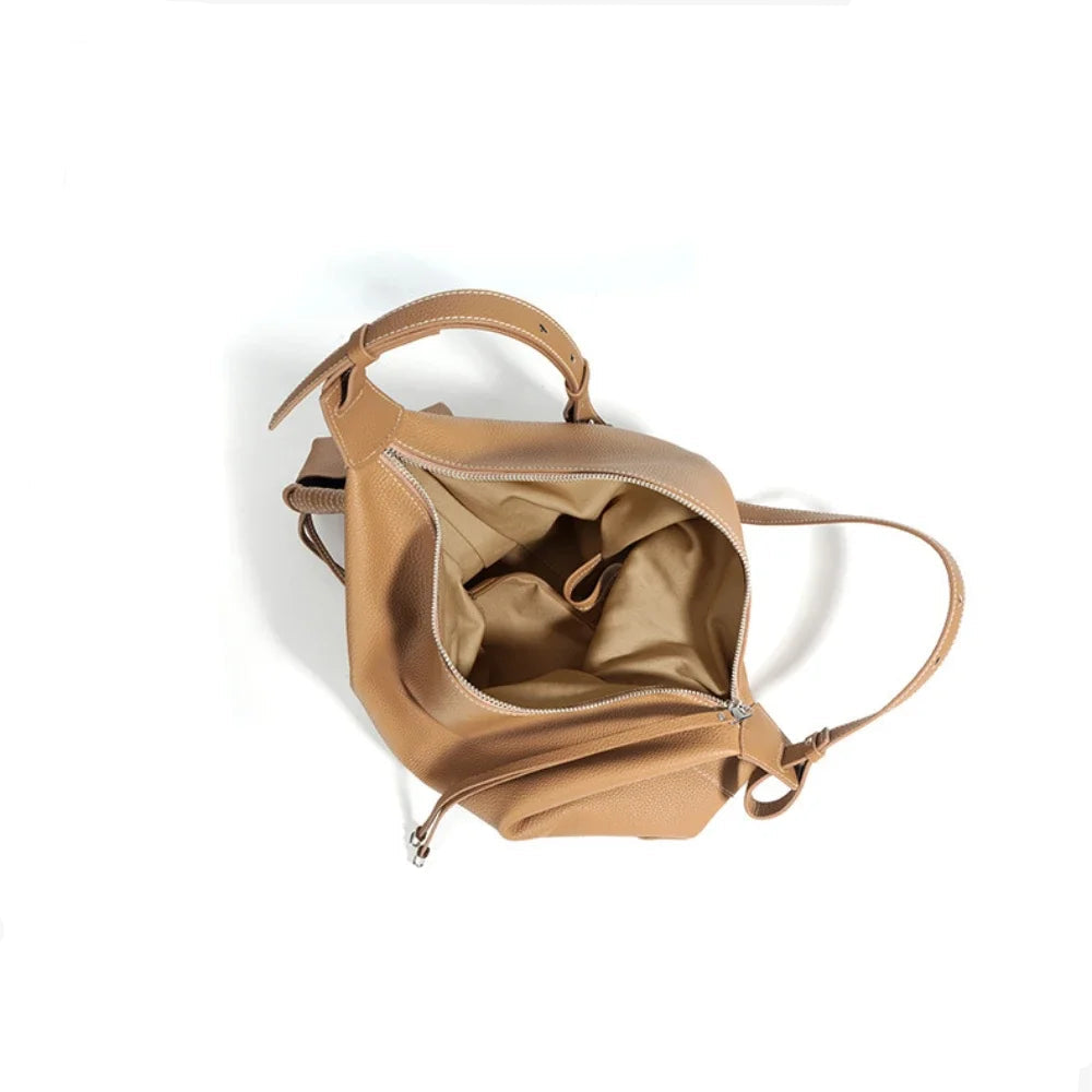 Bolso Tote de Piel Genuina: Máxima Capacidad y Diseño Elegante con Monedero