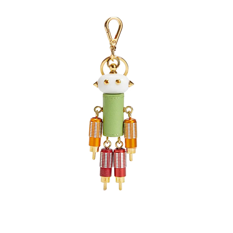 Charm Colgante Robot en Cuero Premium – Elige tu Color Favorito