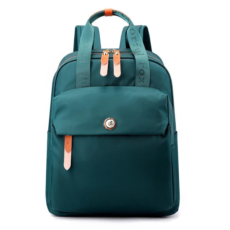 Mochila de Nailon Impermeable para Mujer – Ligera y de Gran Capacidad