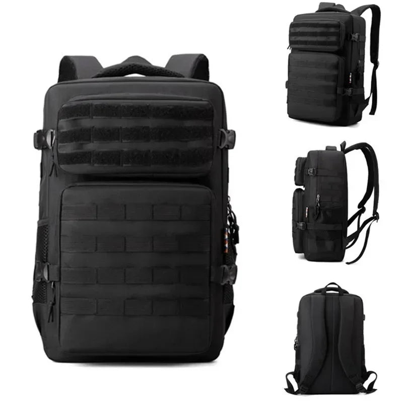 Mochila Táctica Outdoor de Gran Capacidad 35–45L – Resistencia Total y Organización Inteligente