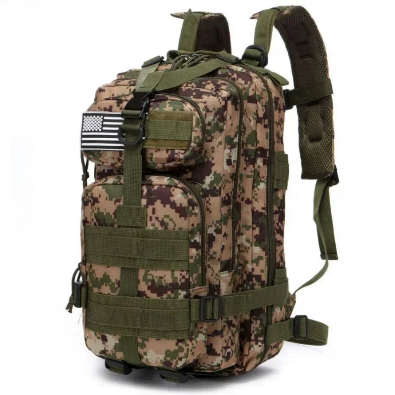 Mochila Táctica Compacta de 25L | Estilo Militar Auténtico