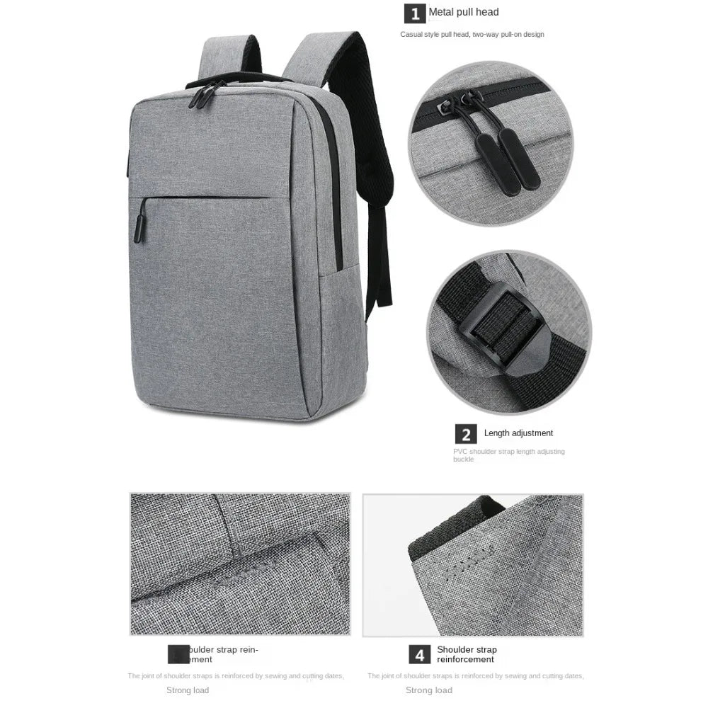 Mochila Business Versátil – Tela Oxford, para Laptop de 15.6" e Impermeable